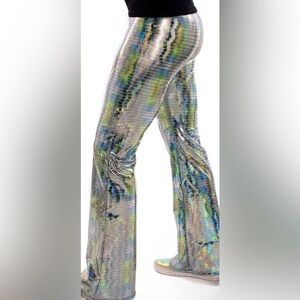 Metallic Holographic Men’s Pants